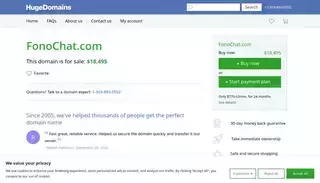 Fono Chat FonoChat.com is for sale | HugeDomains