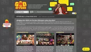 God Of Porn The God Of Porn's 13+ Affordable Latina Porn Sites