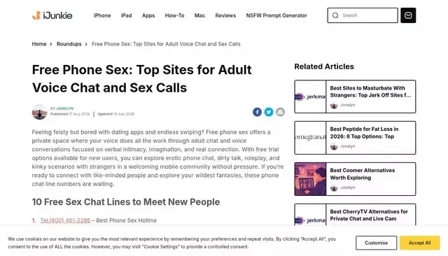 ijunkie.com homepage screenshot