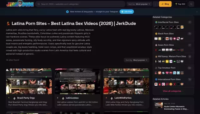 jerkdude.com homepage screenshot