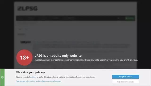 lpsg.com homepage screenshot