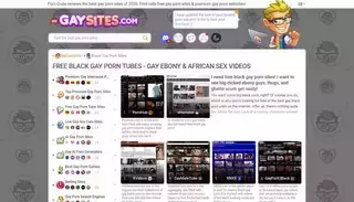 My Gay Sites 3 Free Black Gay Porn Tubes - Gay Ebony & African Sex Videos - MyGaySites