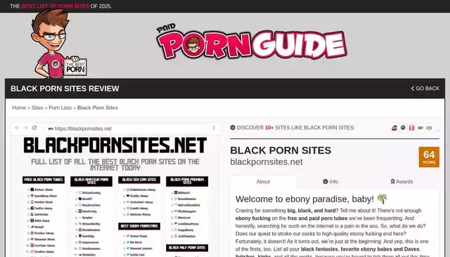 paidpornguide.com homepage screenshot
