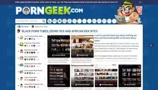 Porn Geek Black Porn Tubes, Ebony Sex and African XXX Sites