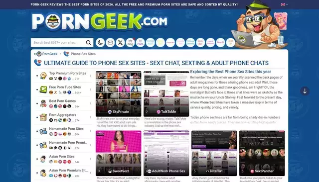 porngeek.com homepage screenshot