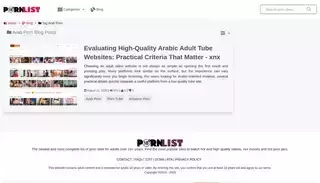 Porn List 18 Arab Porn Blog Posts - Porn List 18+