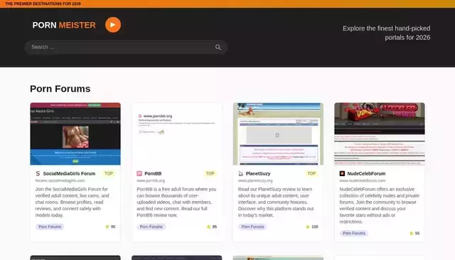pornmeister.net homepage screenshot