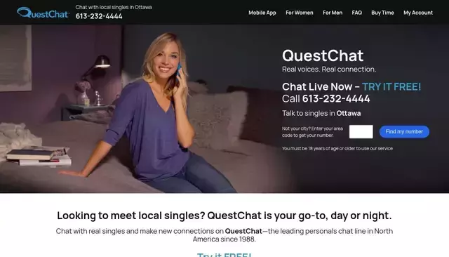 questchat.com homepage screenshot