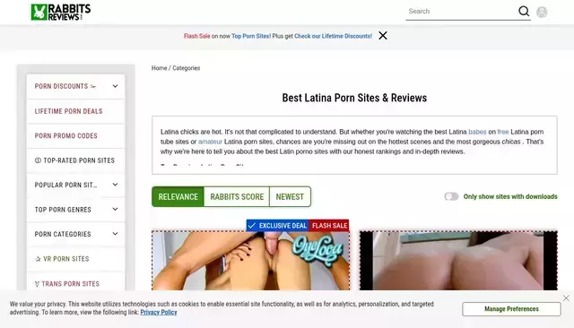 rabbitsreviews.com homepage screenshot