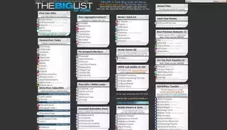 Tbl Op The Big List of Porn!