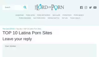 The Lord Of Porn TOP 10 Latina Porn Sites - The Lord Of Porn