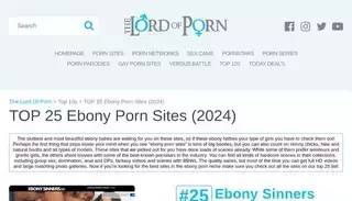 The Lord Of Porn TOP 25 Ebony Porn Sites - Best Black Sites | The Lord Of Porn