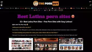 The Porn Guy 32+ Best Latina Porn Sites - Free Porn Sites with Sexy Latinas!