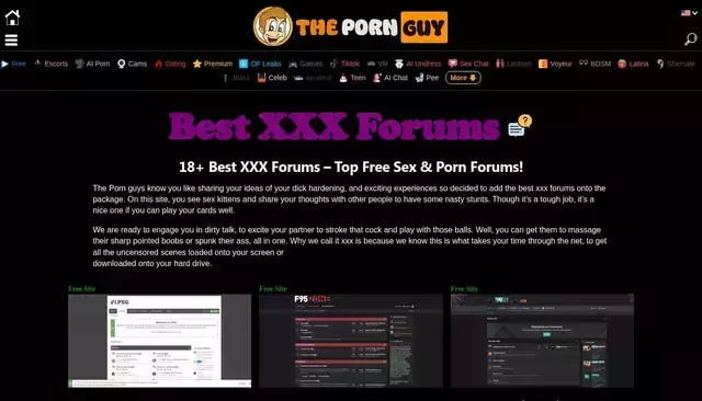 thepornguy.org homepage screenshot