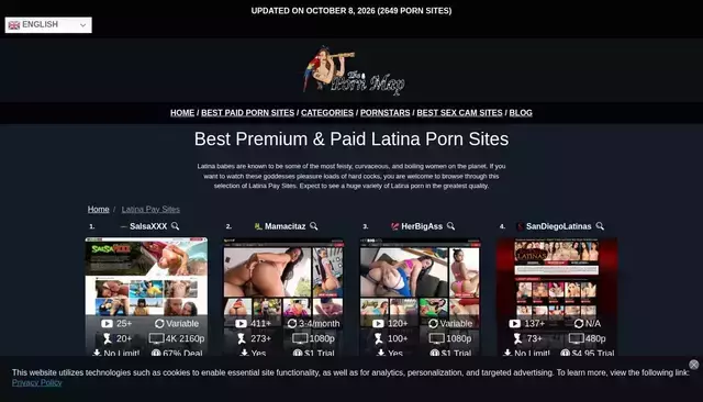 thepornmap.com homepage screenshot