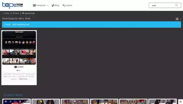 toplist18.com homepage screenshot