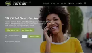 Vibe Line Black Chat Line for Local Singles | Vibeline