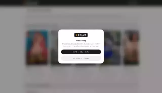 xgluz.com homepage screenshot