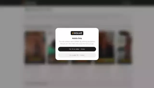 xgluz.com homepage screenshot