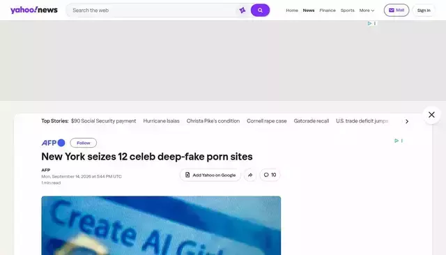 yahoo.com homepage screenshot